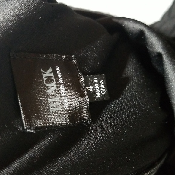 Black Saks Fifth Avenue midi dress size‎ 4 - Picture 7 of 9